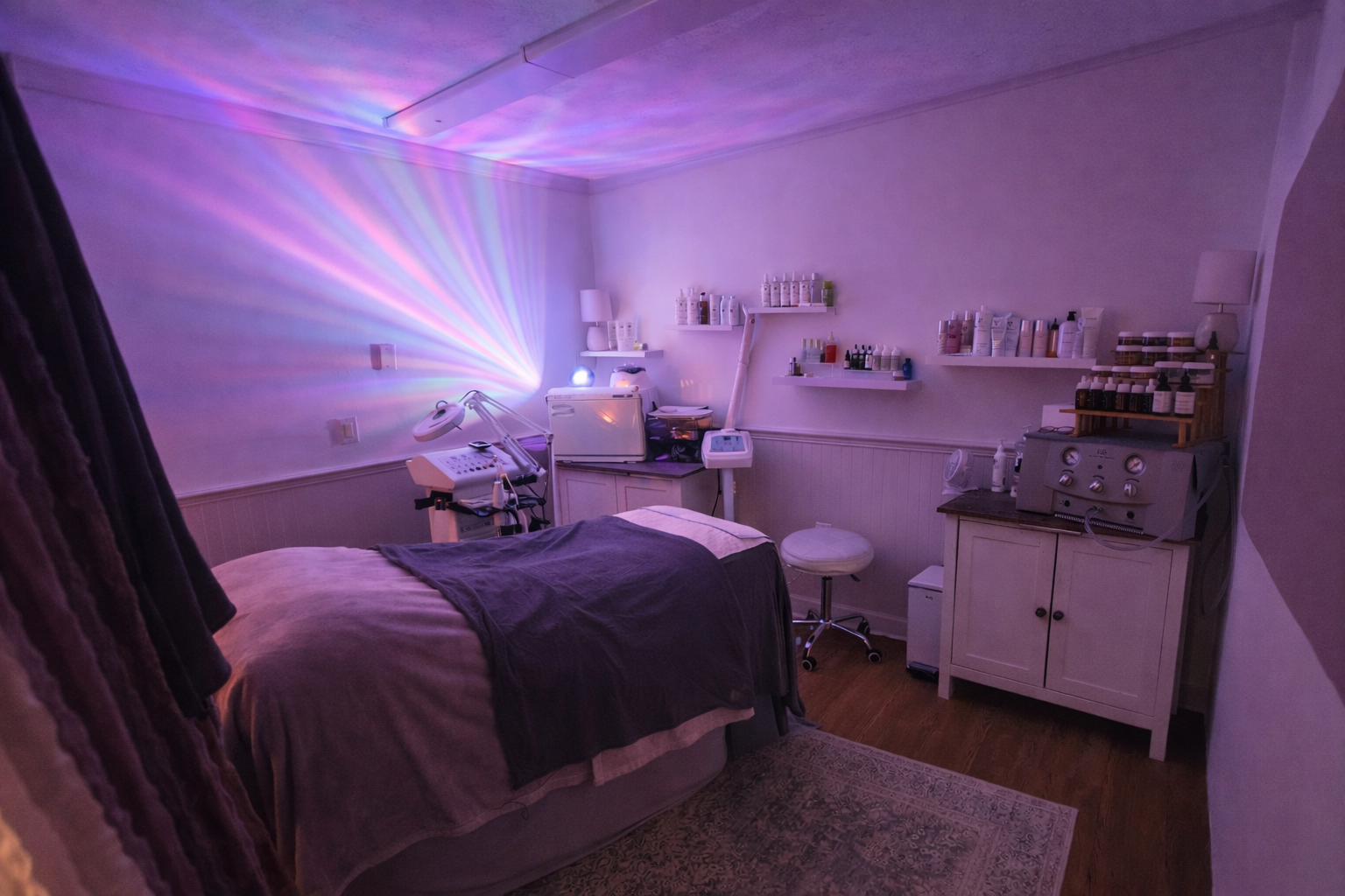 One of our relaxing spa spaces