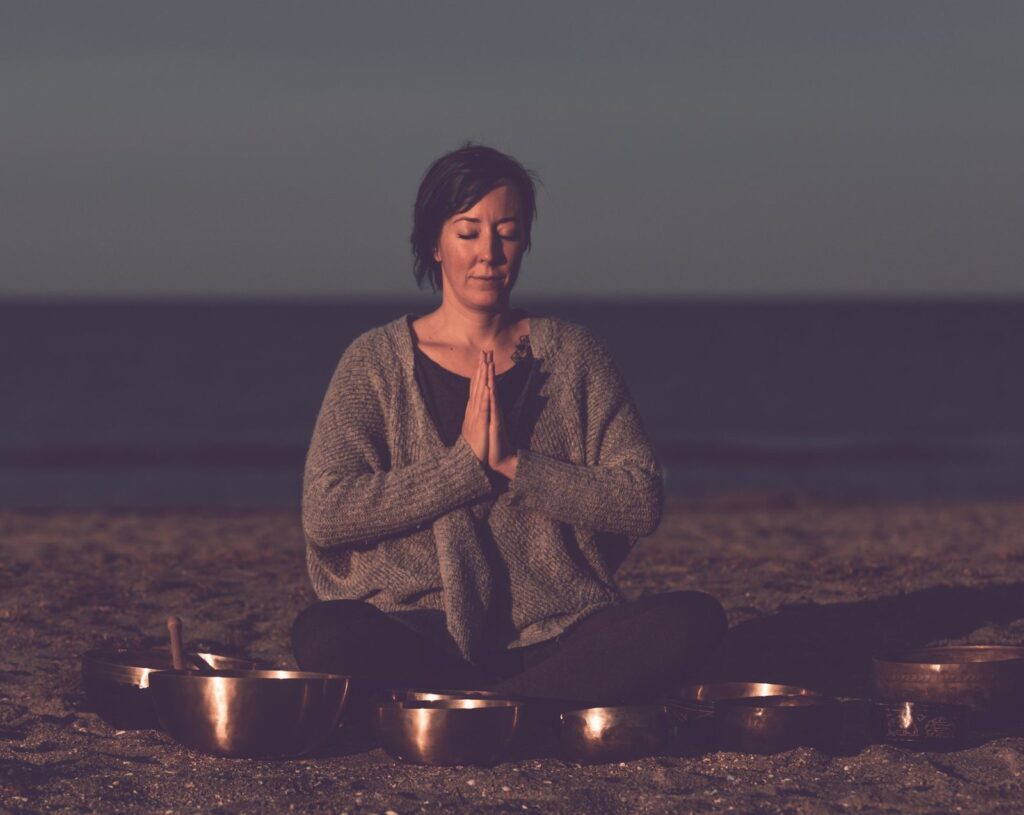 Sound meditation with crystal bowls in Venice, FL